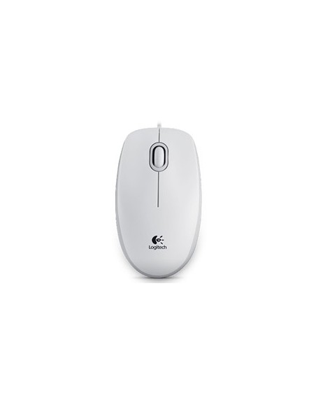 Mouse raton logitech b100 optico usb 2.0 blanco