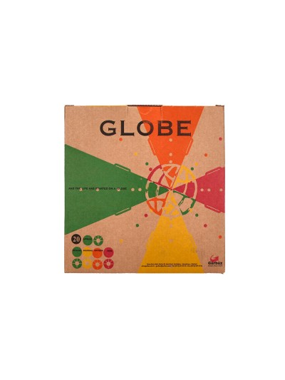 Globo terraqueo liderpapel con luz fisico y politico diametro 20 cm