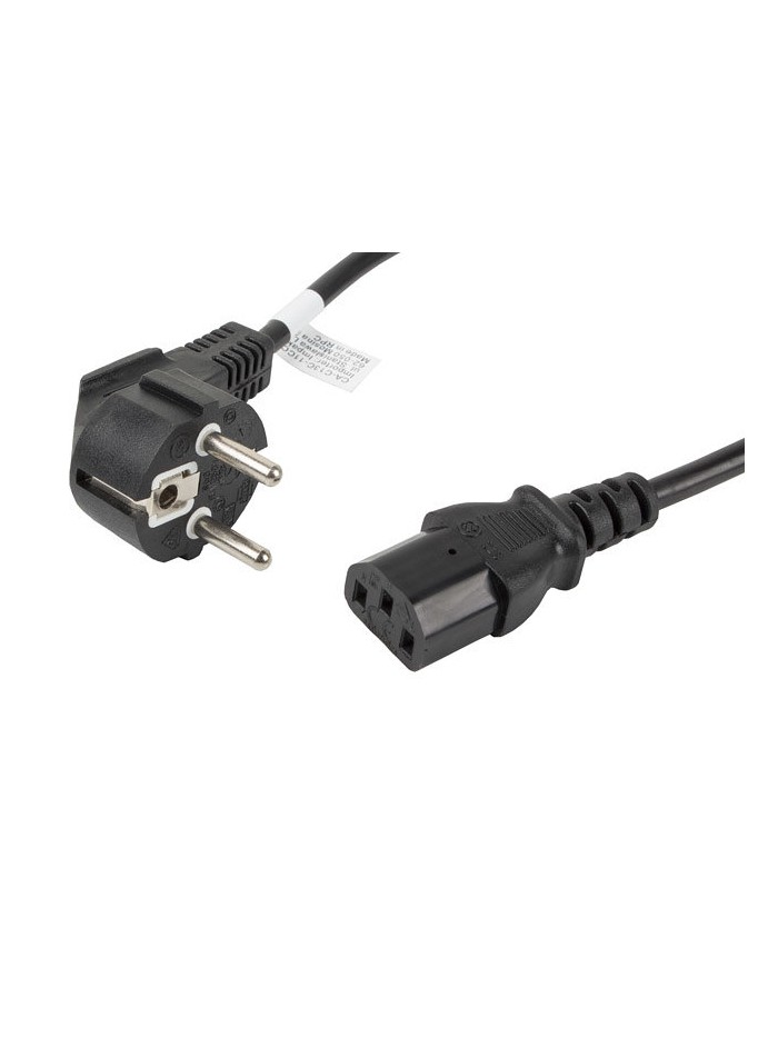 Cable de alimentacion lanberg schuko cee 7 - 7 a iec320 c13 1.8m Cable de alimentacion lanberg schuko cee 7 - 7 a iec320 c13 1.8m