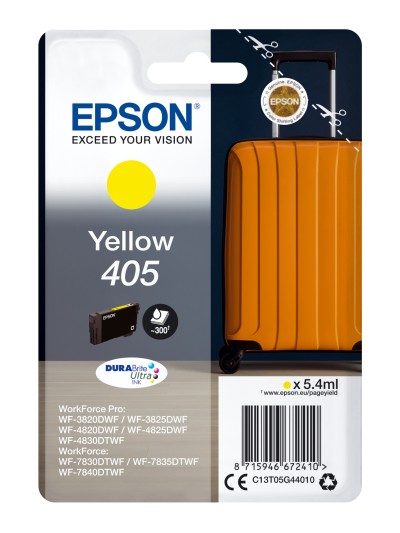 Cartucho tinta epson c13t05g44010 singlepack amarillo 405 durabrite ultra ink