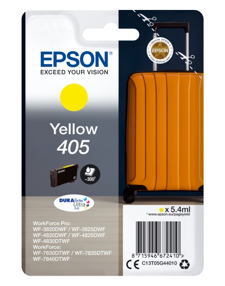 Cartucho tinta epson c13t05g44010 singlepack amarillo 405 durabrite ultra ink