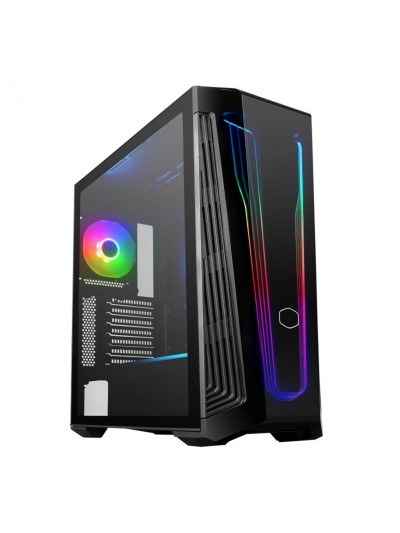 Caja ordenador gaming atx cooler master mb540 negra cristal templado - 1 x 120mm argb