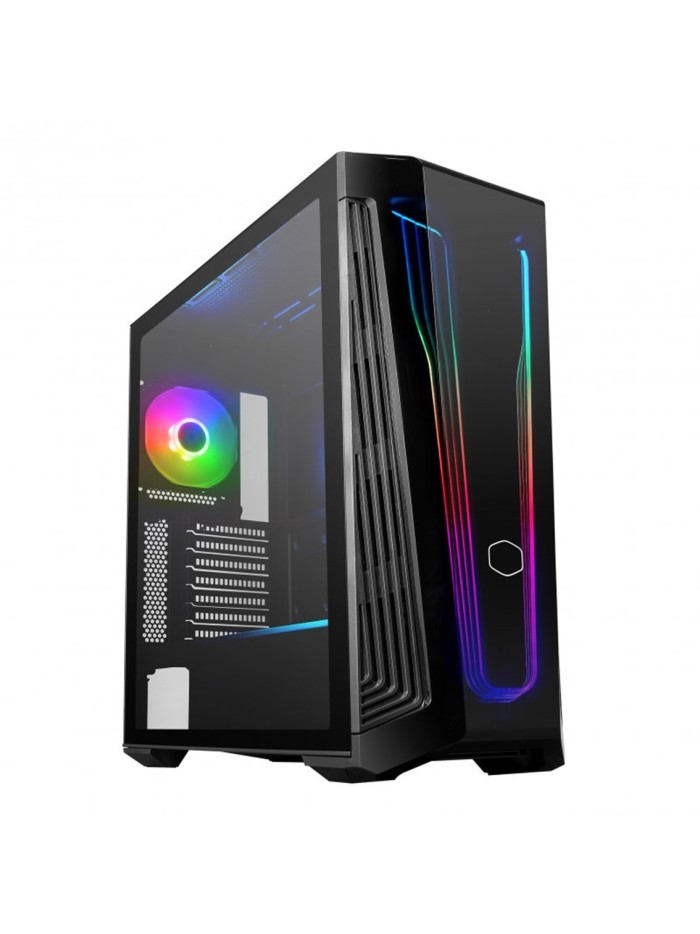 Caja ordenador gaming atx cooler master mb540 negra cristal templado - 1 x 120mm argb Caja ordenador gaming atx cooler master mb540 negra cristal templado - 1 x 120mm argb