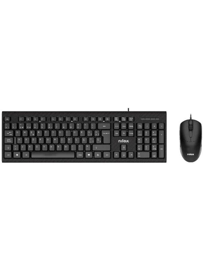 Teclado + raton nilox nxkme0011 usb Teclado + raton nilox nxkme0011 usb