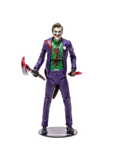 Figura mcfarlane toys mortal kombat 11 the joker - bloody