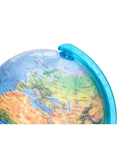 Globo terraqueo liderpapel mapa fisico diametro 15 cm