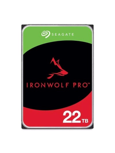 Disco duro interno seagate ironwolf pro 22tb 3.5 pulgadas sata3