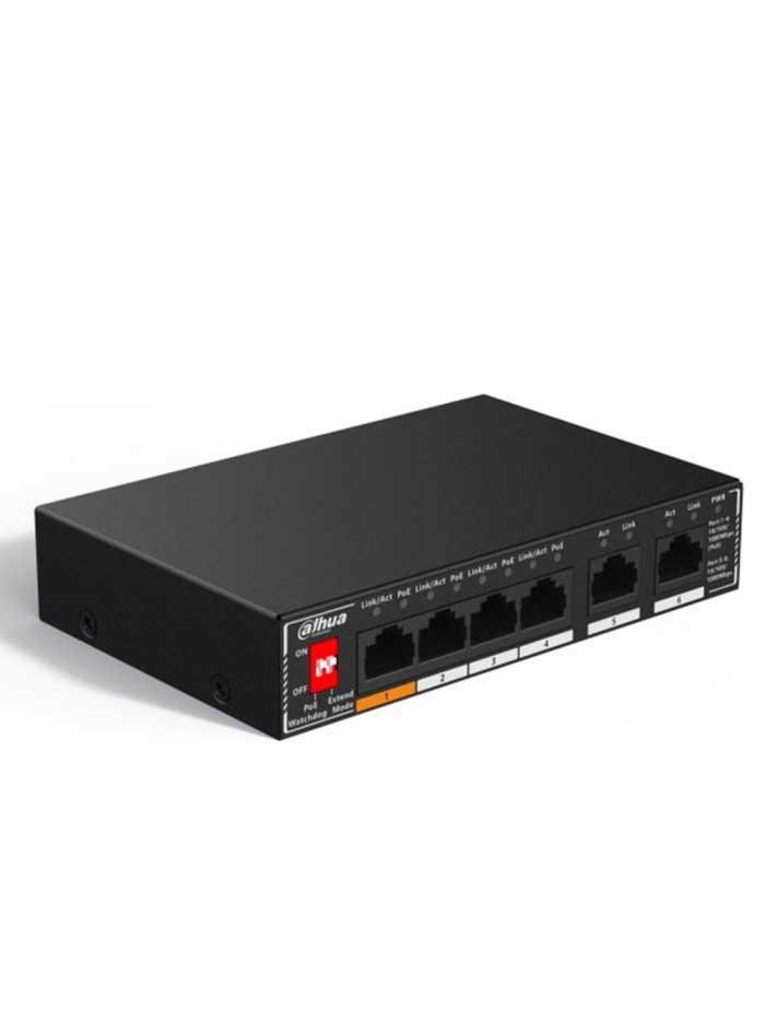 Switch it dahua dh - sg1006p 6 puertos Switch it dahua dh - sg1006p 6 puertos