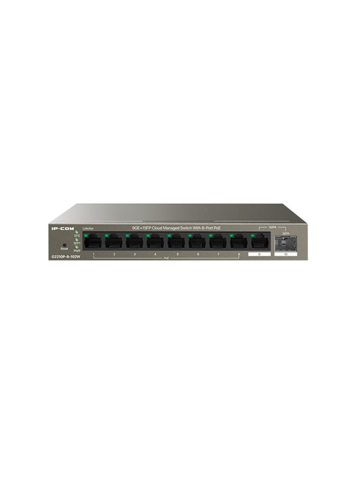 Switch ip - com g2210p - 8 - 102w 10 puertos Switch ip - com g2210p - 8 - 102w 10 puertos