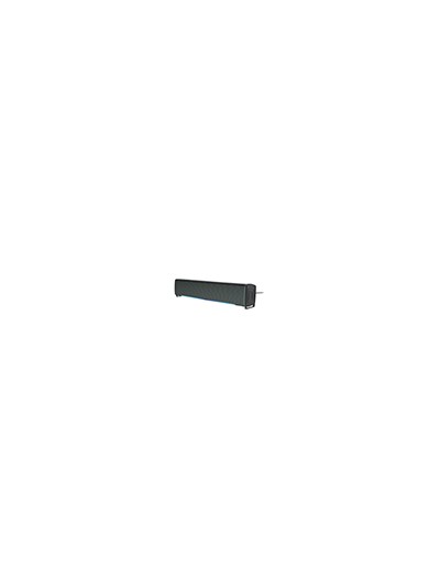 Barra de sonido q-connect para pc con iluminación led color negro