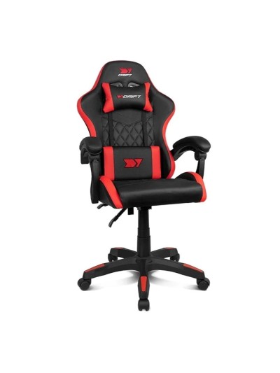 Silla gaming drift dr35 negra - roja