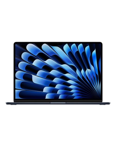 Portatil apple macbook air 15 midnight chip m3 8c 16gb ssd 256gb 15.3 pulgadas