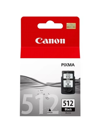 Cartucho tinta canon pg 512 negro 15ml mp240 - mp490 - mx320 - 330