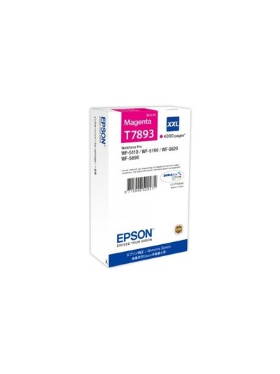 Cartucho tinta epson c13t789340 magenta xxl 4000 paginas
