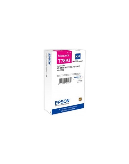 Cartucho tinta epson c13t789340 magenta xxl 4000 paginas