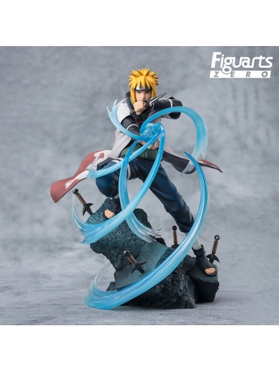 Figura tamashii nations naruto shippuden figuarts zero minato namikaze - rasengan - super fierce battle 20 cm