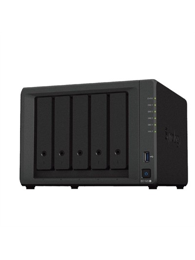 Servidor nas synology disk station ds1522+ 8gb 5 bahias raid gigabit ethernet