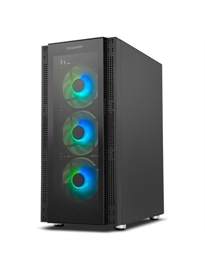 Caja ordenador gaming nox hummer horus atx 1 x usb 3.0 2 x usb 2.0 4 x 120mm argb