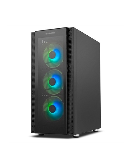 Caja ordenador gaming nox hummer horus atx 1 x usb 3.0 2 x usb 2.0 4 x 120mm argb