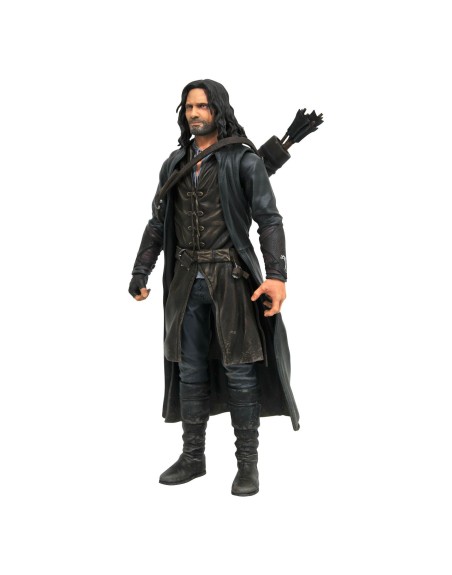 Aragorn action fig. 18 cm the lord of the rings series 3 re - run