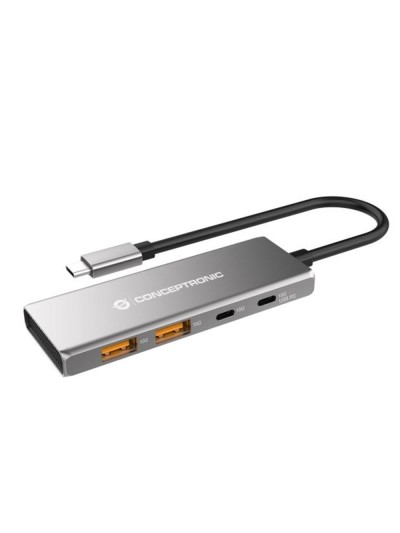 Hub usb tipo c conceptronic hubbies15g 4 puertos