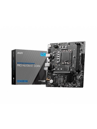 Placa base msi 1700 pro h610m - e ddr4 atx - 2x ddr4 - 4x sata3 - 2x usb 3.2 - 4x usb 2.0 911 - 7d48 - 007