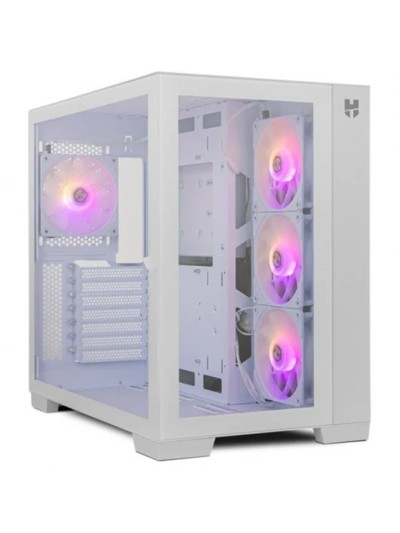 Caja ordenador gaming nox hummer astra 2 x usb 3.0 1 x usb tipo c blanca