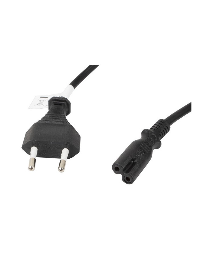 Cable de alimentacion lanberg ocho cee 7 - 16 a iec320 c7 1.8m Cable de alimentacion lanberg ocho cee 7 - 16 a iec320 c7 1.8m