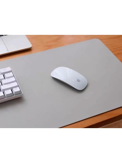 Alfombrilla para raton q-connect xxl similcuero gris base antideslizante 800x400x2 mm