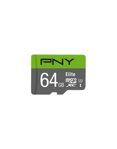 Tarjeta memoria micro secure digital micro sdhc elite pny 64gb clase 10 uhs - i u1