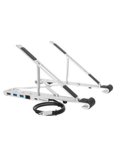 Soporte para portatil targus portable stand and dock 15.6 pulgadas plata