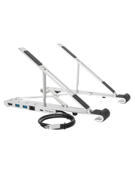 Soporte para portatil targus portable stand and dock 15.6 pulgadas plata