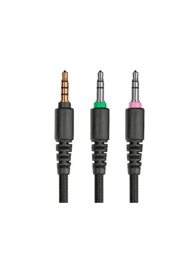 Auricular q-connect gaming con microfono ajustable e iluminacion led color negro