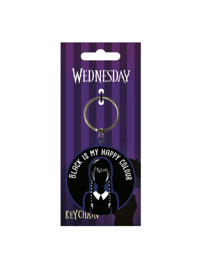 Llavero pyramid wednesday addams black is my happy color Llavero pyramid wednesday addams black is my happy color