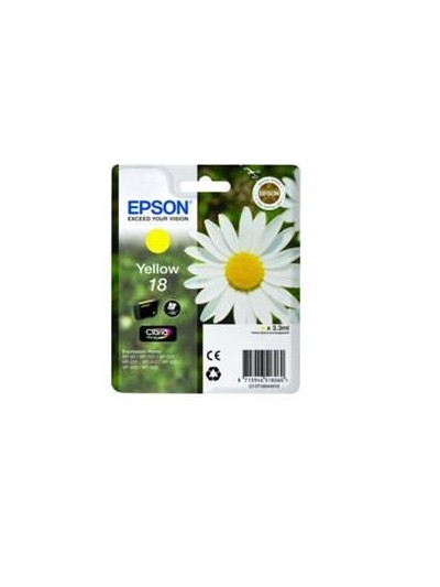 Cartucho tinta epson t180440 amarillo xp - 102 - 205 - 305 - 405 - 30 - margarita