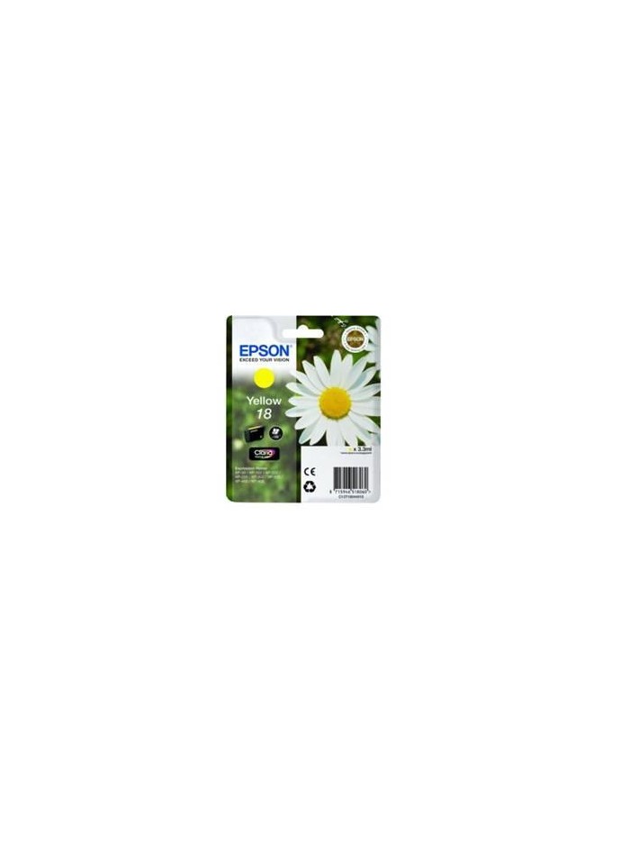 Cartucho tinta epson t180440 amarillo xp - 102 - 205 - 305 - 405 - 30 - margarita Cartucho tinta epson t180440 amarillo xp - 102 - 205 - 305 - 405 - 30 - margarita