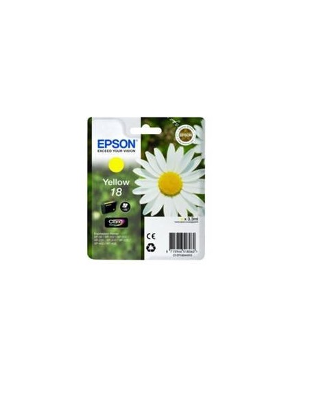 Cartucho tinta epson t180440 amarillo xp - 102 - 205 - 305 - 405 - 30 - margarita