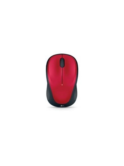 Mouse raton logitech m235 optico wireless inalambrico rojo