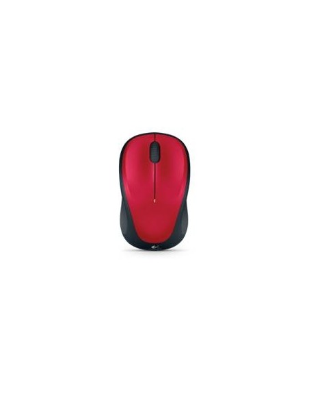 Mouse raton logitech m235 optico wireless inalambrico rojo