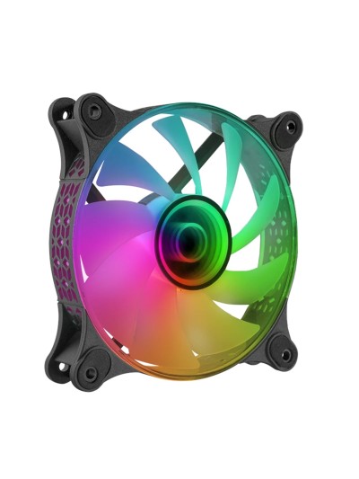 Ventilador mars gaming mf3d 120mm argb negro