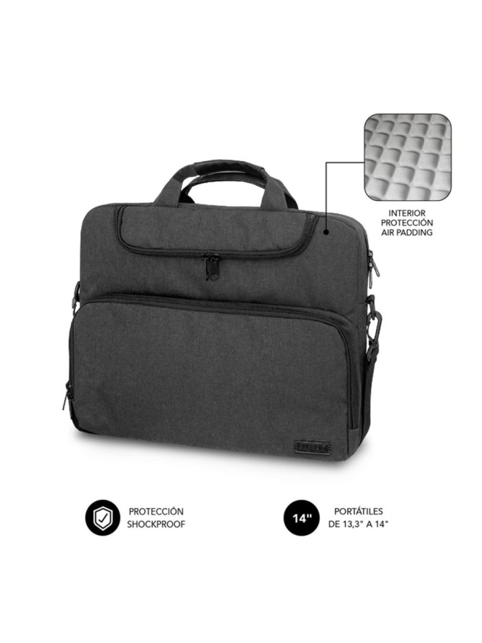 Maletin subblim air padding para portatil 13.3 pulgadas - 14 pulgadas dark grey Maletin subblim air padding para portatil 13.3 pulgadas - 14 pulgadas dark grey