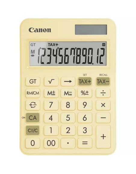 Calculadora canon sobremesa ls - 125kb - pyl emea hb 12 digitos amarillo