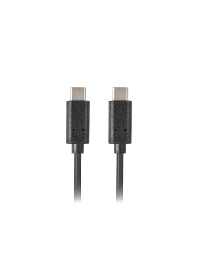 Cable 2.0 lanberg usb tipo c macho - usb tipo c macho 0.5m negro