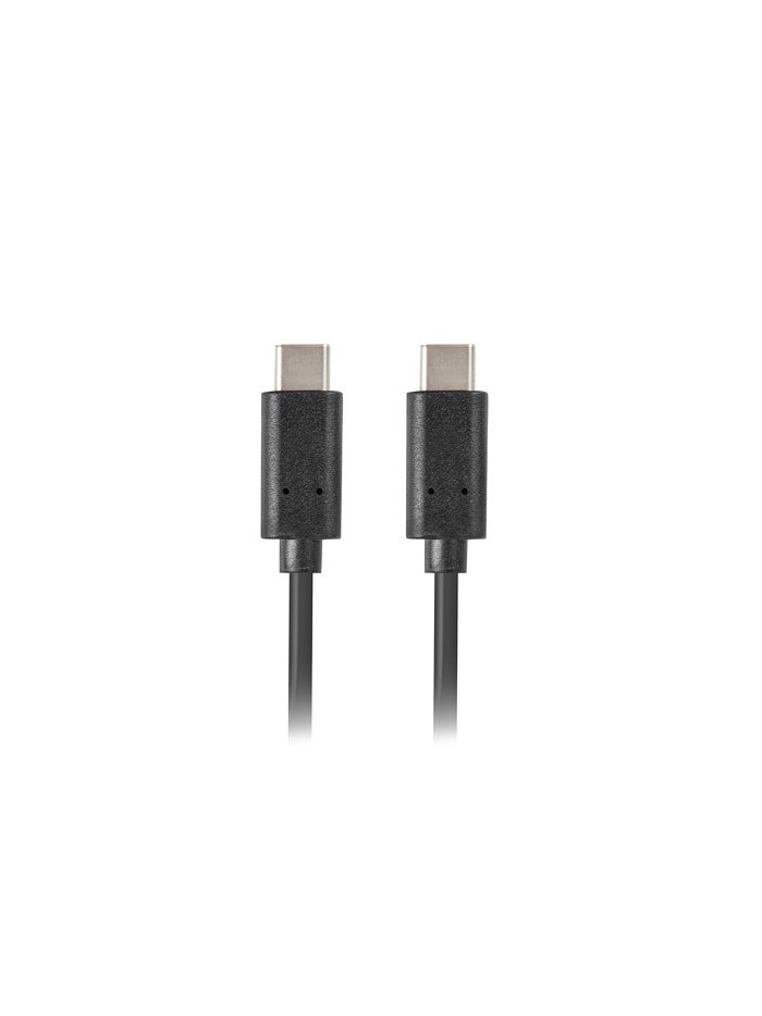 Cable 2.0 lanberg usb tipo c macho - usb tipo c macho 0.5m negro Cable 2.0 lanberg usb tipo c macho - usb tipo c macho 0.5m negro
