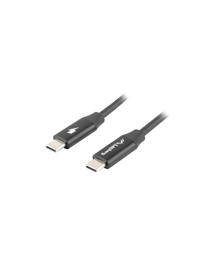Cable usb lanberg 2.0 macho - usb tipo c macho quick charge 4.0 1.8m negro Cable usb lanberg 2.0 macho - usb tipo c macho quick charge 4.0 1.8m negro
