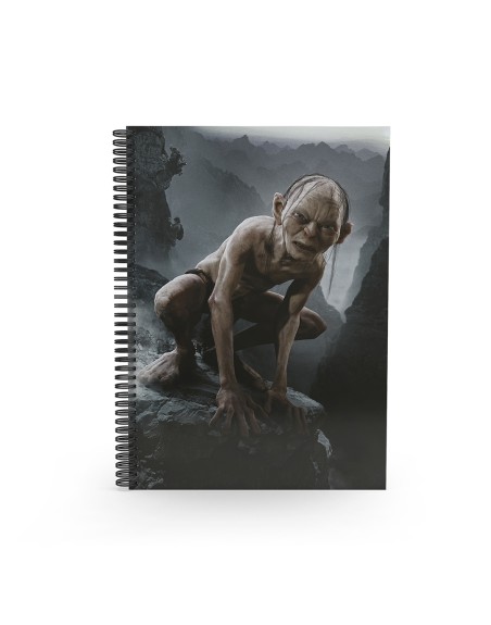 Libreta efecto 3d gollum el seor de los anillos