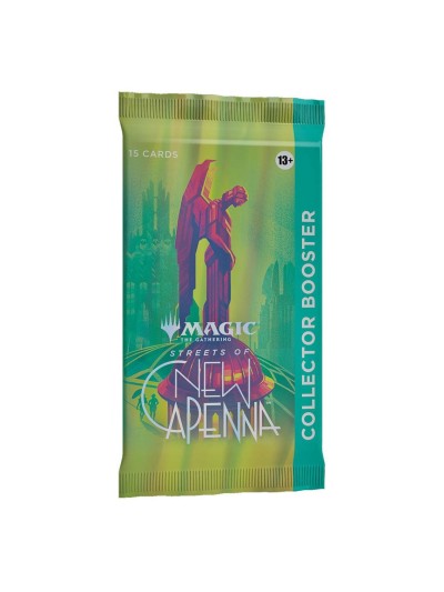 Juego de cartas sobre individual wizards of the coast magic the gathering streets of new capenna sobre coleccionista inglés
