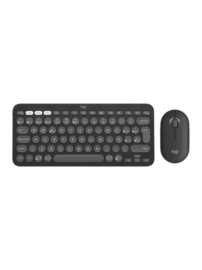Teclado + mouse logitech pebble 2 combo inalambrico negro Teclado + mouse logitech pebble 2 combo inalambrico negro
