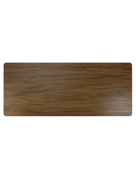 Nature tablero madera mdf walnut 150 x 75 cm