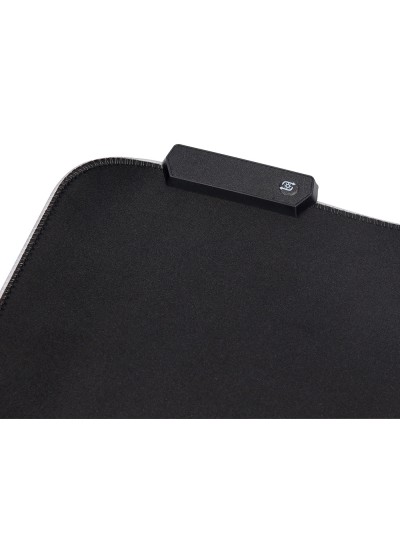Alfombrilla para raton q-connect gaming iluminacion led conexion usb color negro 350x250x3 mm